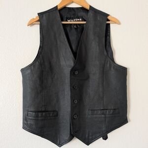 Vintage Wilson's Leather Vest Waistcoat